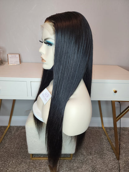 Silky Straight Lace Closure Wig