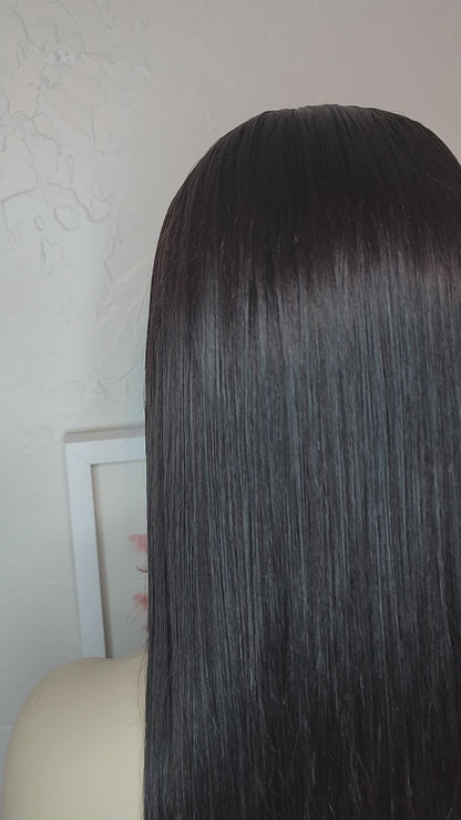 Silky Straight Lace Closure Wig